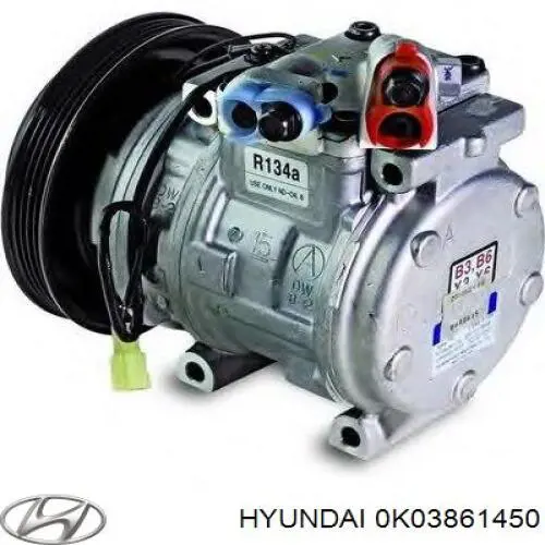 Компрессор системы кондиционирования Hyundai/Kia 0K03861450 цена, от 869.32 USD