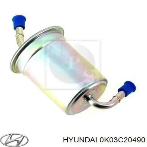 Фильтр тонкой очистки топлива Hyundai/Kia 0K03C20490 цена, от 9.52 USD