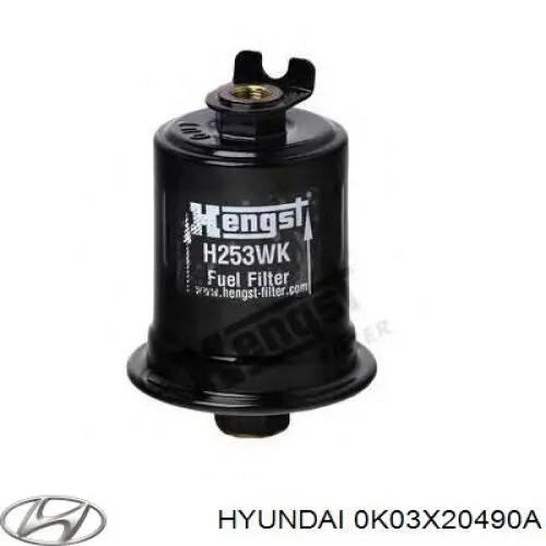 Купить 0K03X20490A Hyundai/Kia Фильтр-отстойник топлива грубой очистки