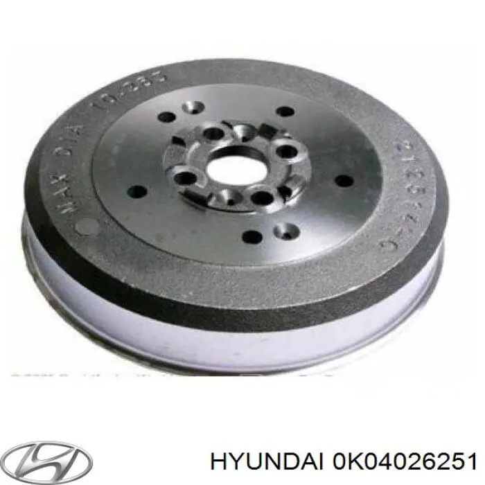Тормозной барабан 0K04026251 Hyundai/Kia