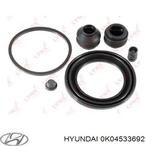 0K04533692 Hyundai/Kia пыльник направляющей суппорта тормозного переднего