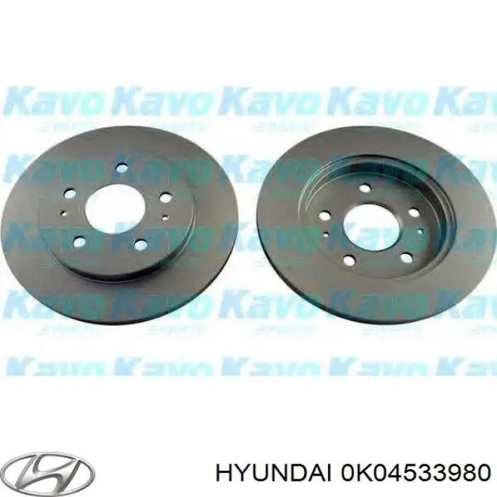 Купить 0K04533980 Hyundai/Kia Суппорт тормозной передний правый