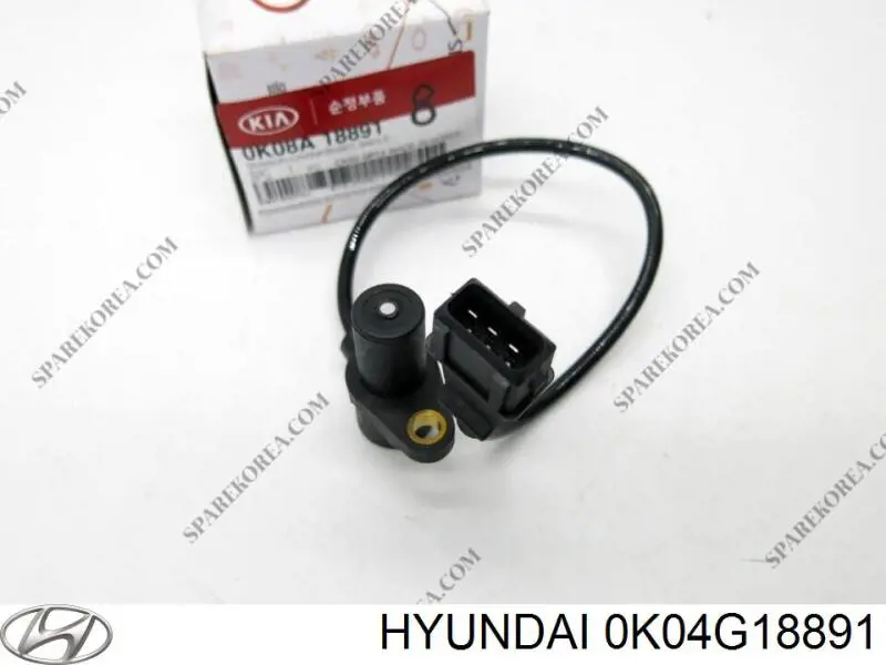 Купить 0K04G18891 Hyundai/Kia Датчик оборотов коленвала