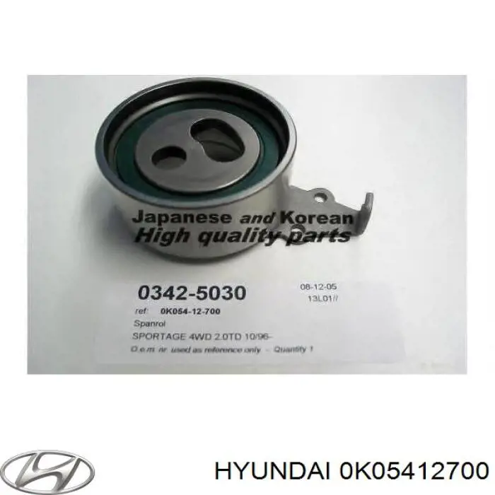 Ролик ГРМ 0K05412700 Hyundai/Kia