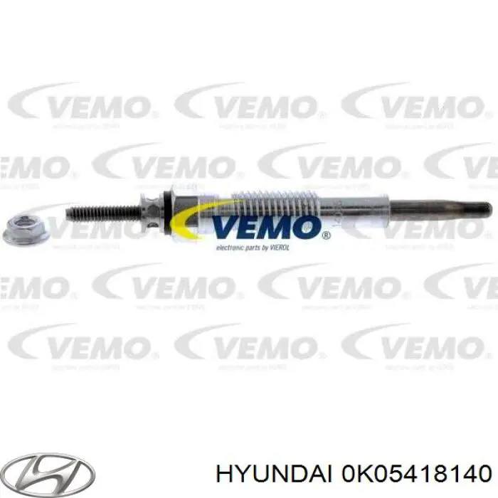 Свечи накала 0K05418140 Hyundai/Kia