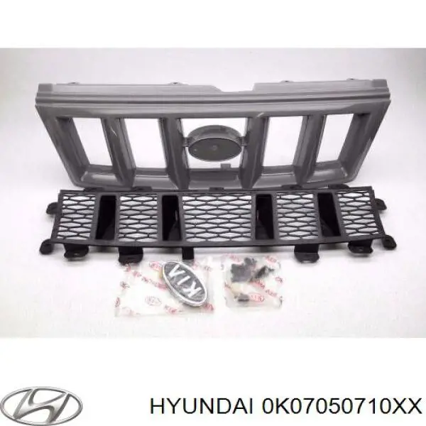 Купить 0K07050710XX Hyundai/Kia Решетка радиатора