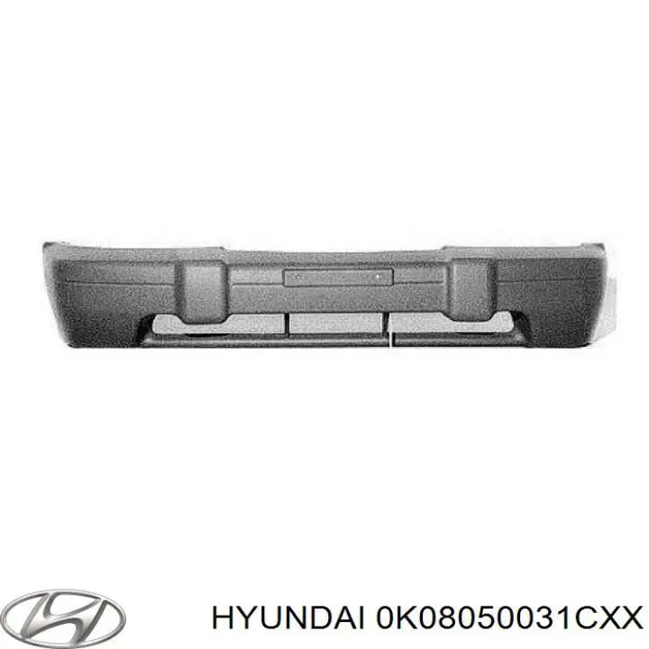 0K08050031CXX Hyundai/Kia Бампер передний в сборе
