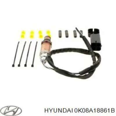 0K08A18861B Hyundai/Kia Лямбда-зонд, датчик кислорода до катализатора