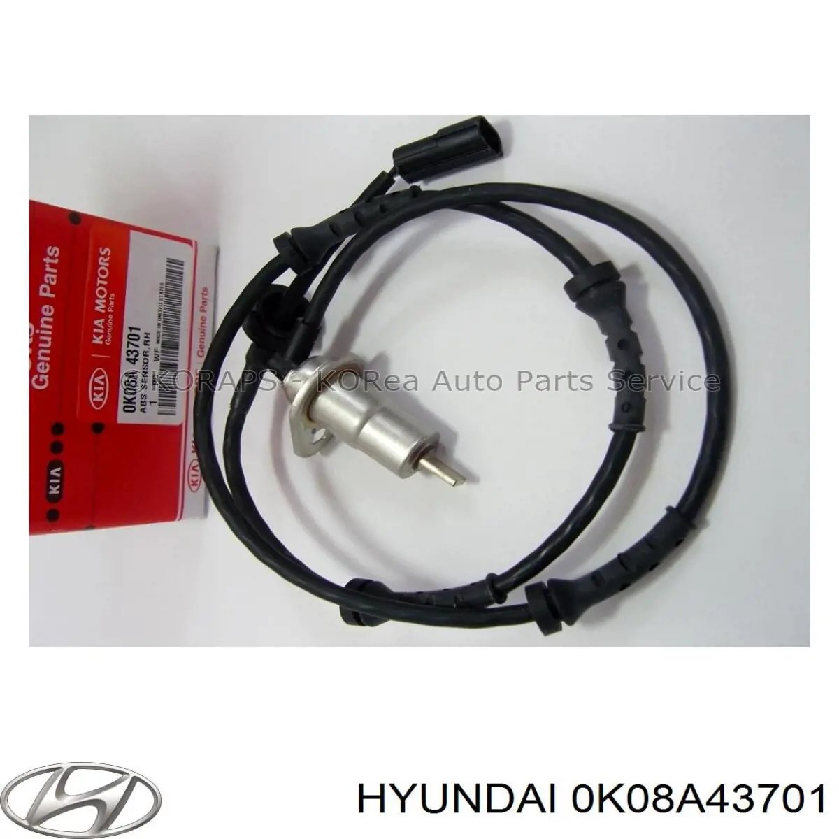 Датчик АБС (ABS) передний правый 0K08A43701 Hyundai/Kia