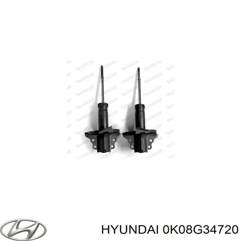 Амортизатор передний левый 0K08G34720 Hyundai/Kia