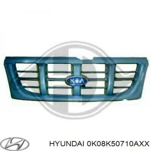 0K08K50710AXX Hyundai/Kia решетка радиатора