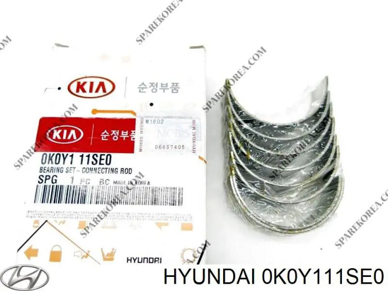 0K0Y111SE0 Hyundai/Kia Комплект подшипников скольжения