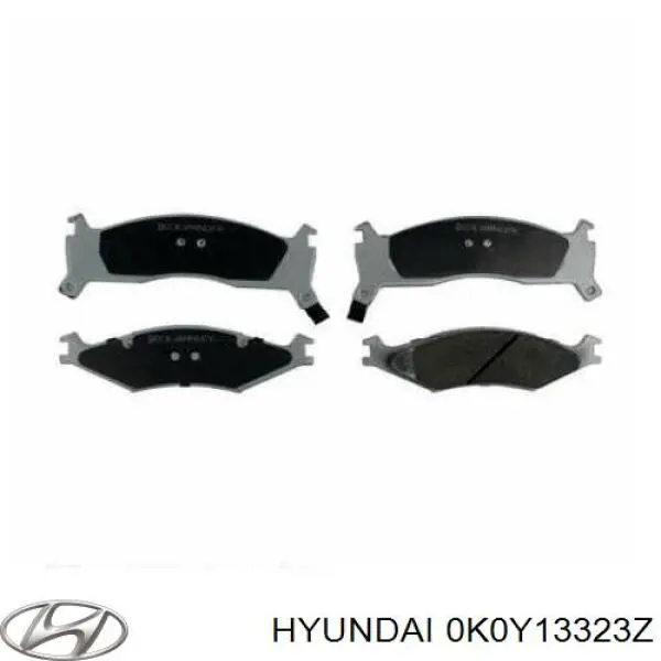 0K0Y13323Z Hyundai/Kia колодки тормозные передние дисковые