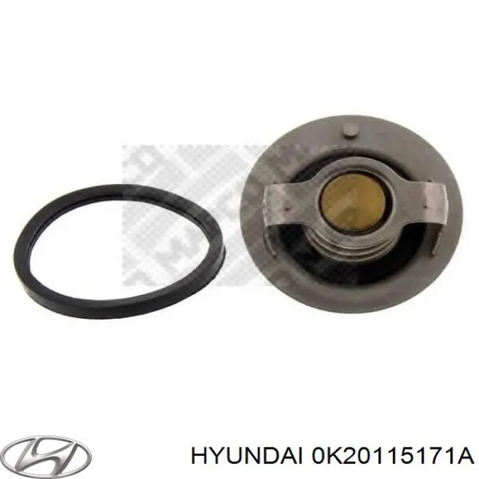 Термостат в корпусе Hyundai/Kia 0K20115171A цена, от 7.09 USD