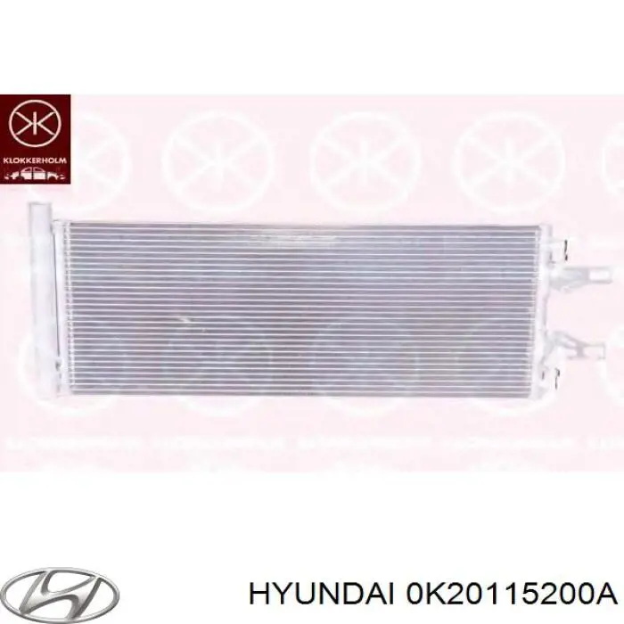 Радиатор охлаждения двигателя Hyundai/Kia 0K20115200A цена, от 101.48 USD