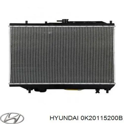 Купить 0K20115200B Hyundai/Kia Радиатор водяной