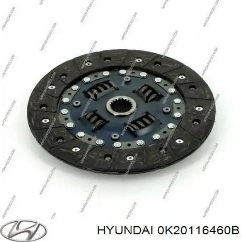 Disco de embrague 0K20116460B Hyundai/Kia