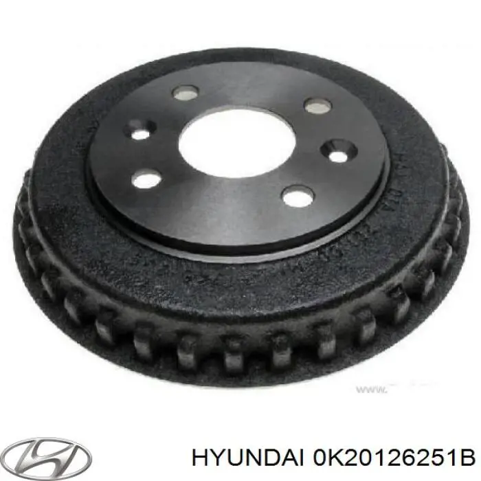 Барабан тормозной задний Hyundai/Kia 0K20126251B цена, от 28.24 USD