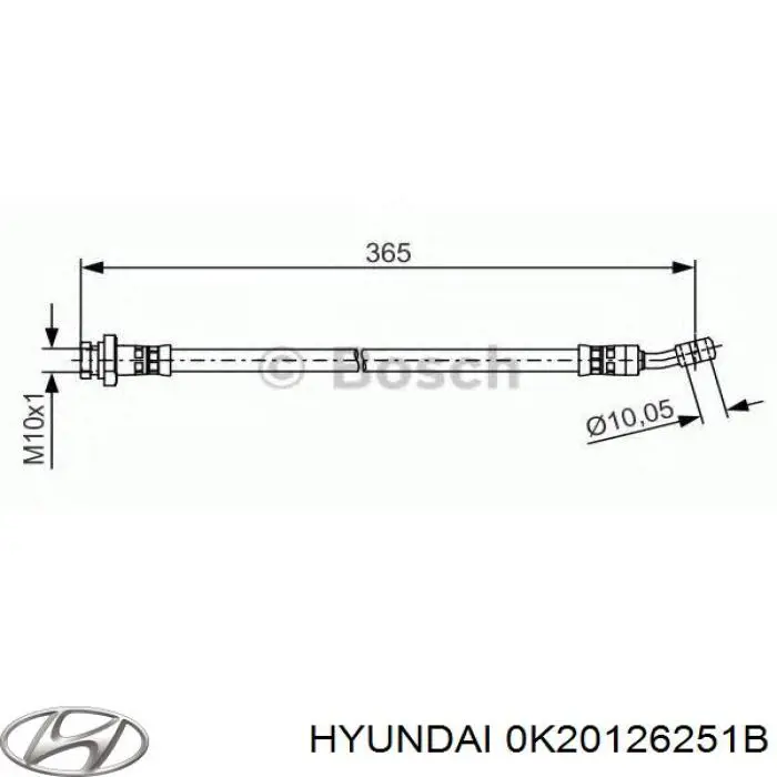 Купить 0K20126251B Hyundai/Kia Тормозной барабан