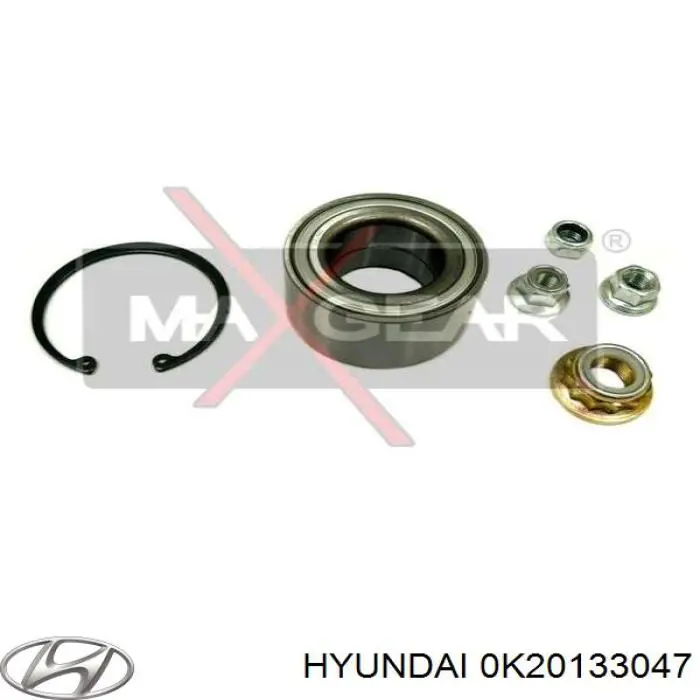 Ступичный подшипник передний Hyundai/Kia 0K20133047