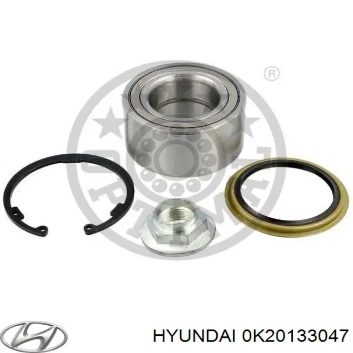 Комплект подшипника ступицы колеса Hyundai/Kia 0K20133047 цена, от 15.40 USD