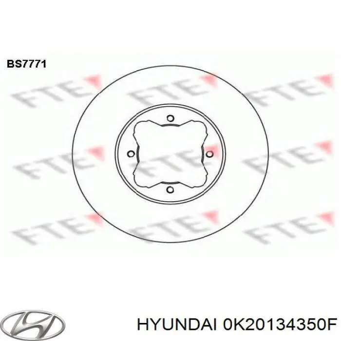Купить 0K20134350F Hyundai/Kia Рычаг передней подвески левый