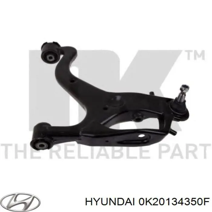 Купить 0K20134350F Hyundai/Kia Рычаг передней подвески левый