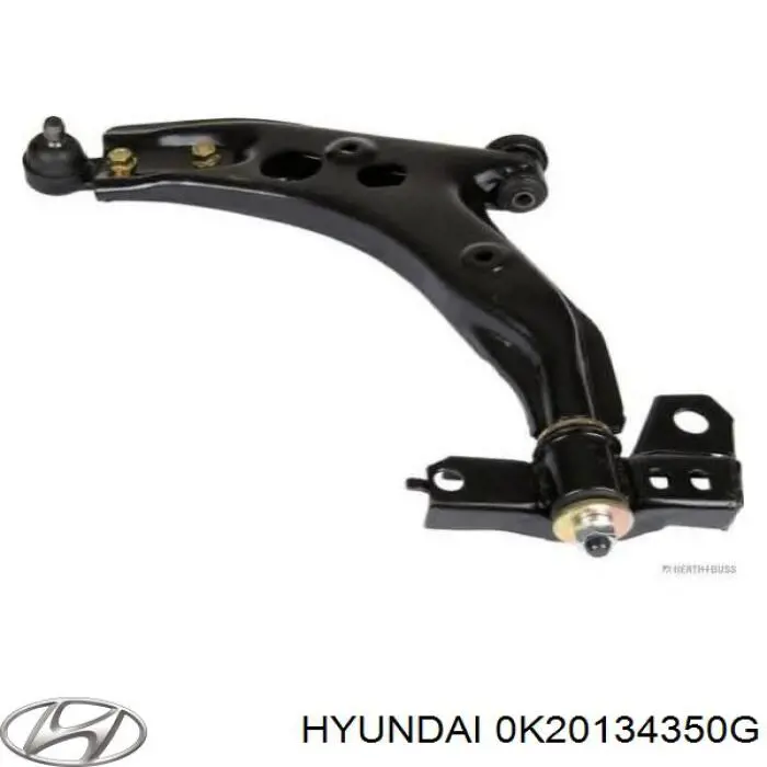 Рычаг передней подвески нижний левый 0K20134350G Hyundai/Kia