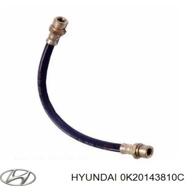 0K20143810C Hyundai/Kia шланг тормозной задний