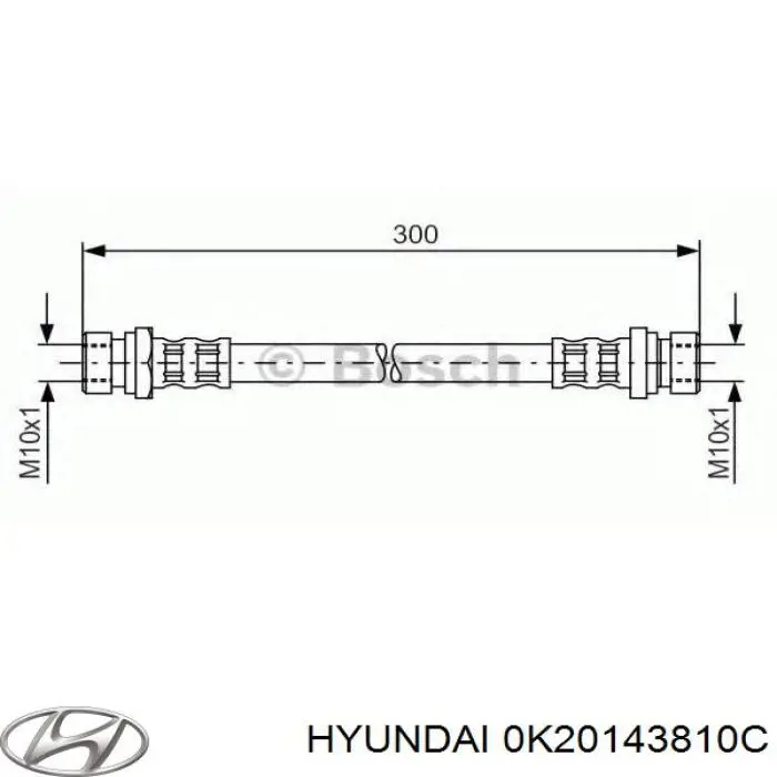 Купить FT35051 Fast Задний тормозной шланг