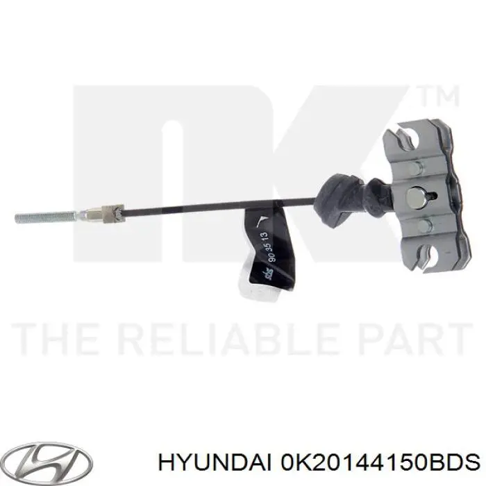 Трос ручного тормоза, промежуточный Hyundai/Kia OK20144150A цена, от 6.41 USD