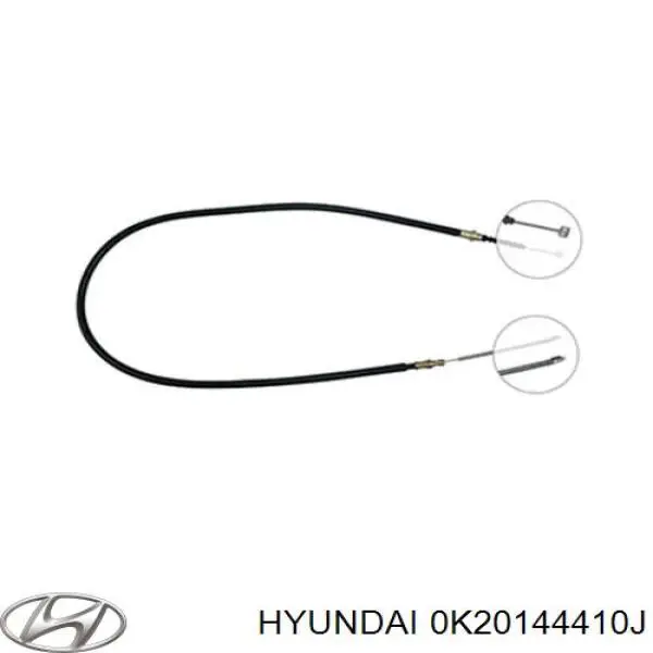 Трос стояночного тормоза задний правый Korea (oem) C70320OEM цена, от 26.90 USD