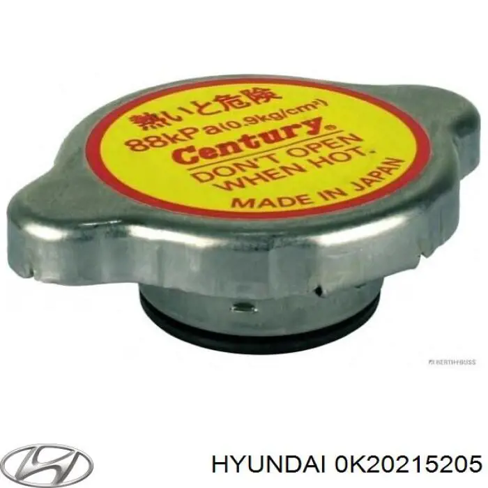 Пробка радиатора Hyundai/Kia 0K20215205