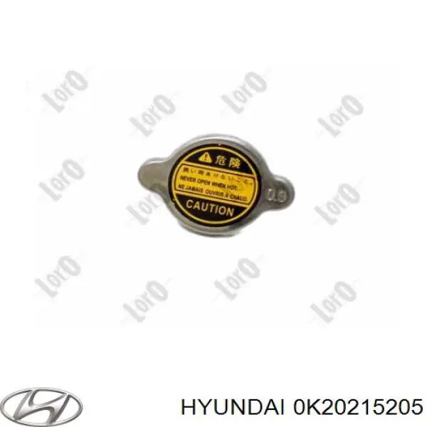 Крышка/пробка радиатора Hyundai/Kia 0K20215205 цена, от 5.77 USD