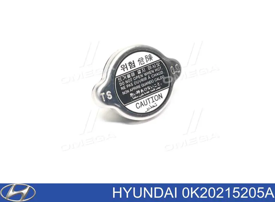 0K20215205A Hyundai/Kia tampa (tampão do radiador)