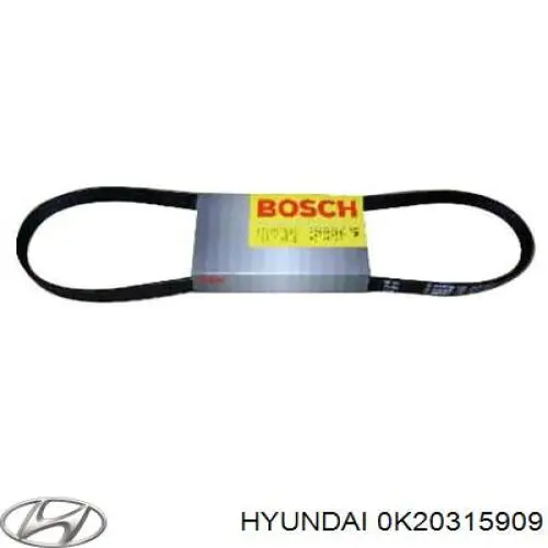 Клиновый ремень Hyundai/Kia 0K20315909 цена, от 8.90 USD