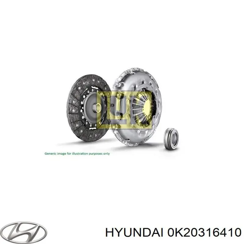 Купить OK20116410 Hyundai/Kia Корзина сцепления