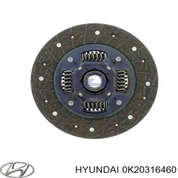 Диск сцепления 0K20316460 Hyundai/Kia