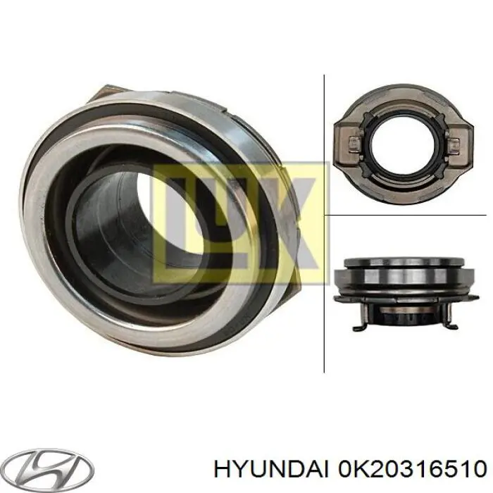 Купить 0K20316510 Hyundai/Kia Подшипник включения сцепления