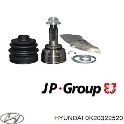 ШРУС наружный передний 0K20322520 Hyundai/Kia