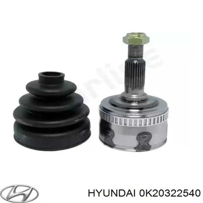 Купить 0K20322540 Hyundai/Kia Пыльник гранаты внутренний, передней полуоси
