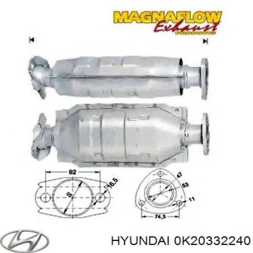 Купить 0K20332240 Hyundai/Kia Рулевая тяга