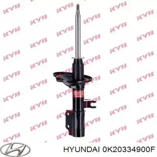 Амортизатор передний левый 0K20334900G Honda