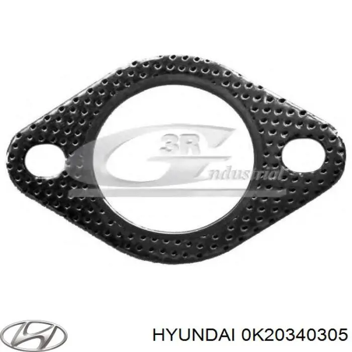 Прокладка глушителя 0K20340305 Hyundai/Kia