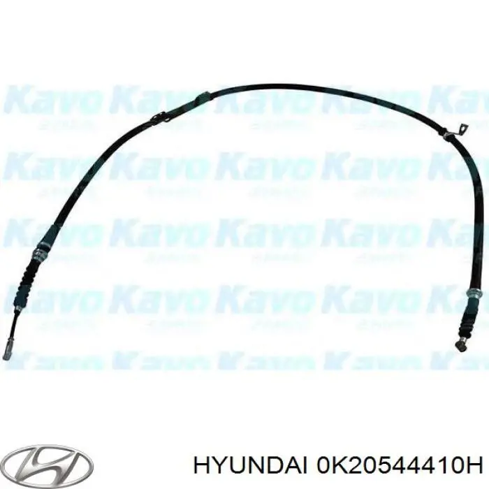 0K20544410H Hyundai/Kia трос ручного тормоза задний правый