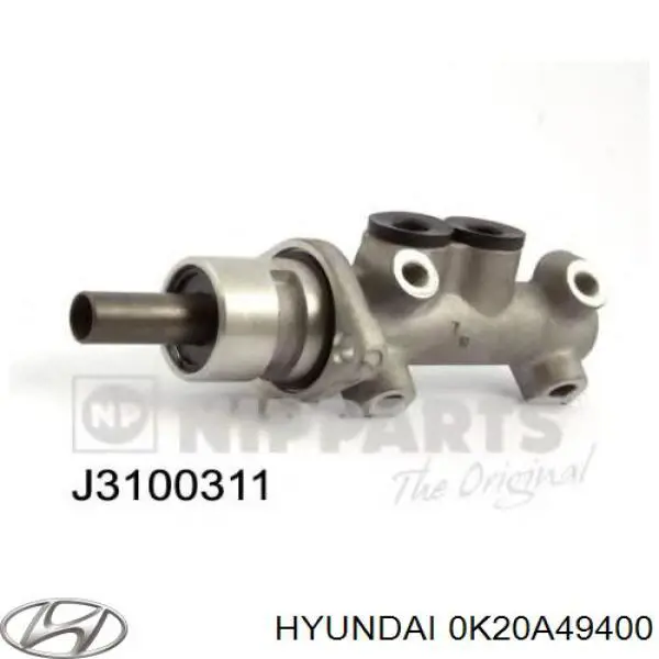 Цилиндр главный тормоза (гидротормозов) Hyundai/Kia 0K20A49400 цена, от 361.08 USD