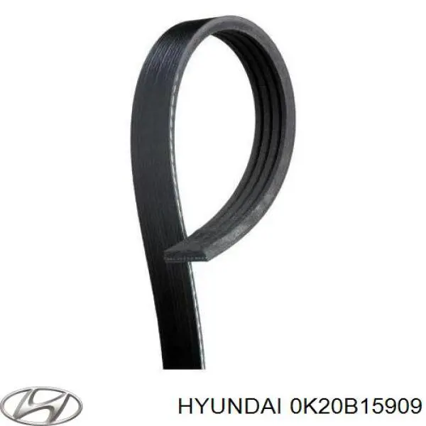 0K20B15909 Hyundai/Kia ремень генератора