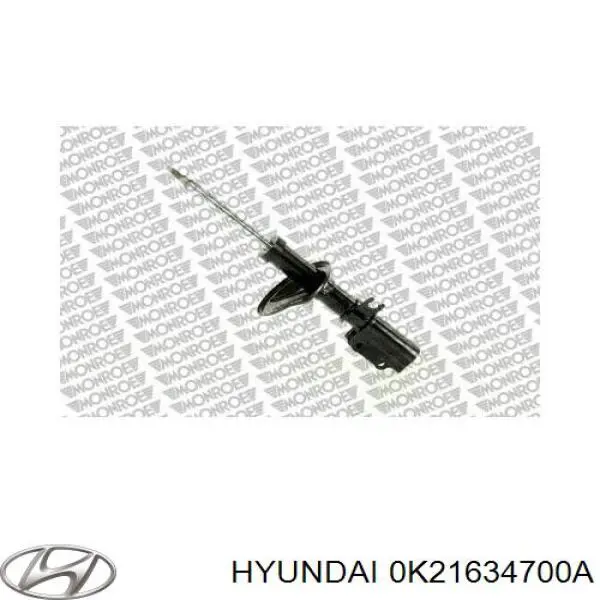 Амортизатор передний правый 0K21634700A Hyundai/Kia