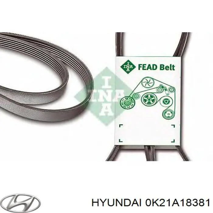 Купить 0K21A18381 Hyundai/Kia Ремень генератора