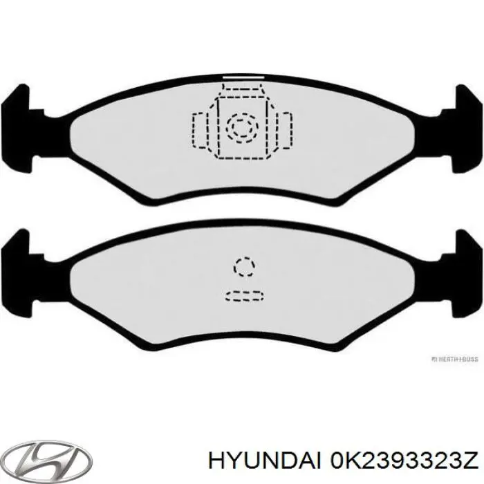 0K2393323Z Hyundai/Kia Колодки передние